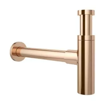Сифон для раковины Wellsee Drainage System розовое золото (182122000)