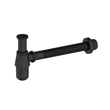 Сифон для раковины Wonzon & Woghand WW-88SS102-MB черный матовый