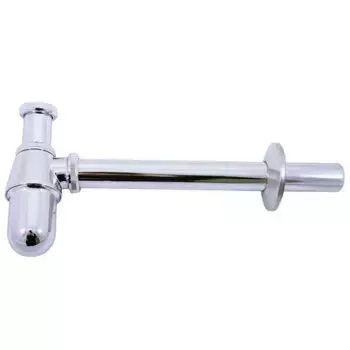 Сифон для умывальника диаметр 32мм с накидной гайкой 5/4" металл