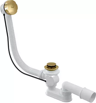 Сифон для ванны A55GOLD-RU-01 автомат комплект металл/металл