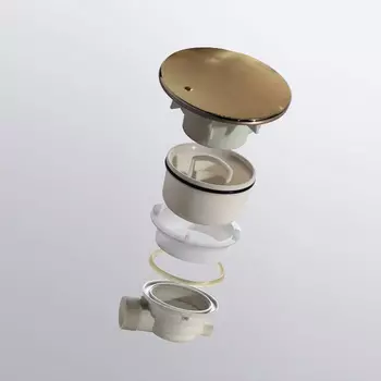 Сифон для душевого поддона RGW Velplex 18241101-06 золотой