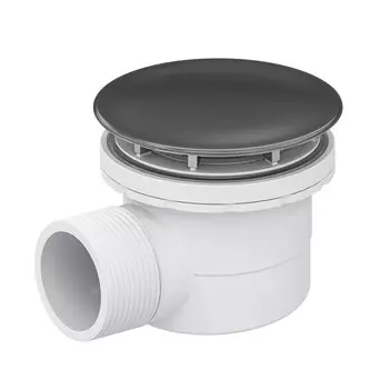 Сифон RGW QYD-06 графит 60 мм с сухим затвором