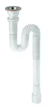 Сифон Wirquin гофрированный 1 х 40/50 мм, L1200 мм