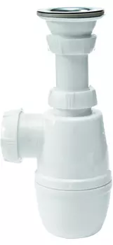 Сифон Wirquin Минор 1 х 40 мм с выпуском (30718048)