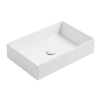 SIMAS AGILE Раковина на столешницу 60х40 см,без перелива, без отв под смеситель,цвет белый