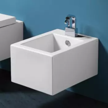 SIMAS Frozen Биде подвесное 38х51см, с 1 отв. под смеситель, цвет белый, без крепежа F85