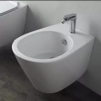 Simas Gambassi Биде подвесное с 1-м отверстием под смеситель 56.5х37,5 см, цвет белый (без креплений F85)