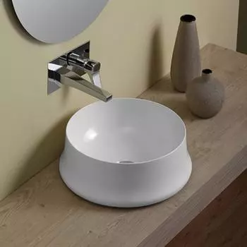 SIMAS Sharp раковина накладная, диаметр 42см, без отв. под смеситель