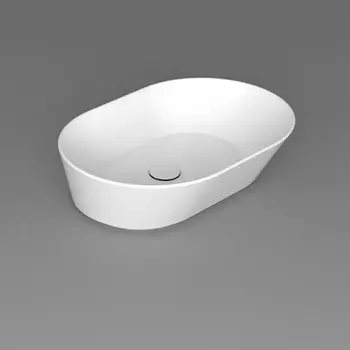 SIMAS WAVE Раковина чаша овальная 62х42х16,5 см, без отв под смеситель,цвет белый