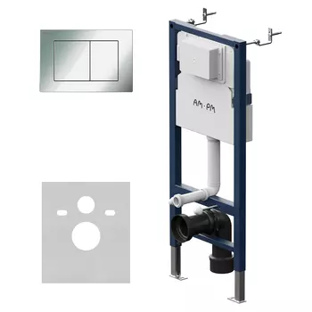 Система инсталляции для унитазов AM.PM PrimeFit S I012709.0251 с кнопкой смыва хром глянцевый