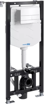 Система инсталляции для унитазов Wasserkraft Aller 10TLT.010.ME.WH04 с кнопкой смыва белой
