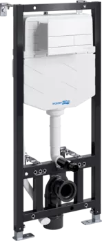 Система инсталляции для унитазов Wasserkraft Aller 10TLT.010.ME.WM04 с кнопкой смыва матовой белой