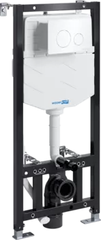 Система инсталляции для унитазов Wasserkraft Aller 10TLT.010.ME.WH02 с кнопкой смыва белой