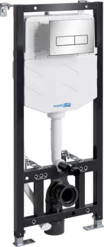 Система инсталляции для унитазов Wasserkraft Aller 10TLT.010.ME.BN03 с кнопкой смыва никель