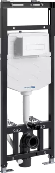 Система инсталляции для унитазов Wasserkraft Alme 15TLT.010.ME.WM03 с кнопкой смыва матовой белой