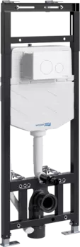 Система инсталляции для унитазов Wasserkraft Alme 15TLT.010.ME.WM02 с кнопкой смыва матовой белой