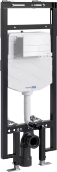 Система инсталляции для унитазов Wasserkraft Dinkel 58TLT.010.ME.WH04 с кнопкой смыва белой