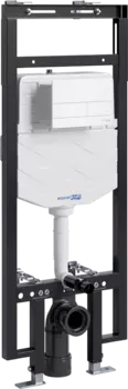Система инсталляции для унитазов Wasserkraft Dinkel 58TLT.010.ME.WM04 с кнопкой смыва матовой белой