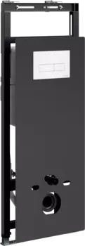 Система инсталляции для унитазов Wasserkraft Salm 27TLT.010.ME.BL.WM03 с кнопкой смыва матовой белой