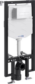 Система инсталляции для унитазов Wasserkraft Vils 56TLT.010.ME.WH03 с кнопкой смыва белой