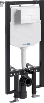 Система инсталляции для унитазов Wasserkraft Vils 56TLT.010.ME.WM04 с кнопкой смыва матовой белой