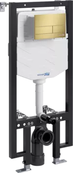 Система инсталляции для унитазов Wasserkraft Vils 56TLT.010.ME.MG04 с кнопкой смыва матовое золото