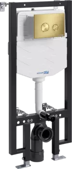Система инсталляции для унитазов Wasserkraft Vils 56TLT.010.ME.MG01 с кнопкой смыва матовое золото