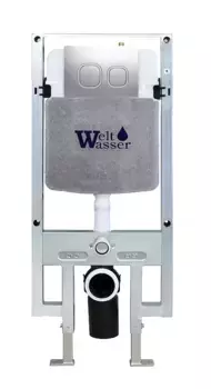 Система инсталляции WeltWasser Amberg 497 ST c клавишей смыва Amberg RD-CR хром