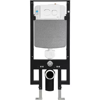 Система инсталляции WeltWasser Amberg 497 c клавишей смыва Amberg RD-WT белый