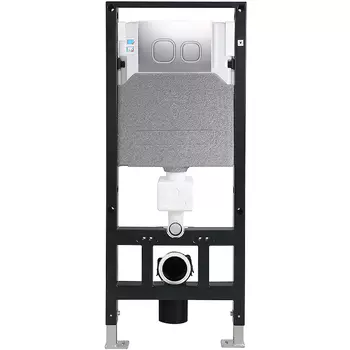 Система инсталляции WeltWasser Amberg 506 c клавишей смыва Amberg RD-CR хром