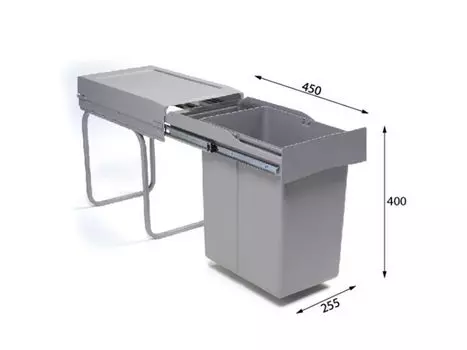 Системы сортировки мусора ALBIO 20 1X21 L+0,5 L ALVEUS,