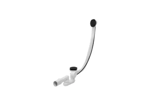 Слив-перелив (полуавтомат, 100 см.) Vega V55К Гл000026087, черный