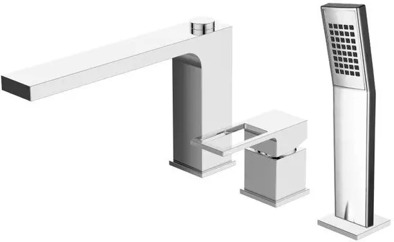 Смеситель на борт ванны BelBagno Romano ROM-BVD-CRM хром