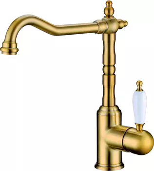 Смеситель для кухни Boheme Medici бронзовый глянцевый