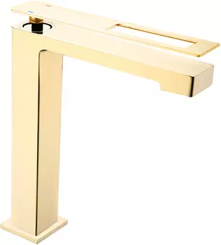 Смеситель для раковины Boheme Q золотой глянцевый