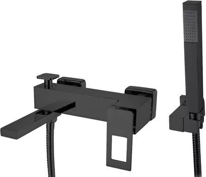 Смеситель для ванны Boheme Q 143-BB черный матовый