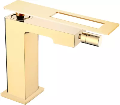 Смеситель для биде Boheme Q золотой глянцевый