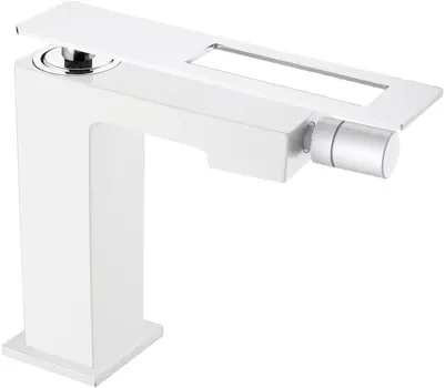 Смеситель для биде Boheme Q белый - хром