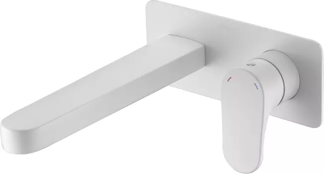 Смеситель для раковины Boheme Spectre 455-MW С ВНУТРЕННЕЙ ЧАСТЬЮ белый