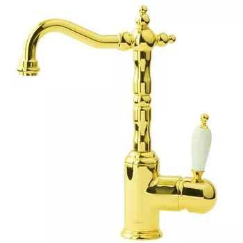 Смеситель для раковины Boheme Tradizionale Oro золото глянцевое