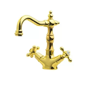 Смеситель для раковины Boheme Tradizionale Oro золото глянцевое