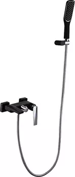 Смеситель для ванны с душем Boheme Venturo черный - хром