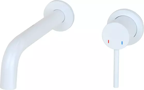 Смеситель для раковины Bronze de Luxe Scandi белый матовый