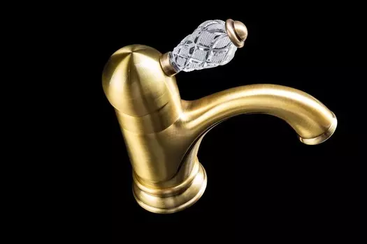 Смеситель для биде Boheme Crystal бронзовый глянцевый