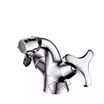 Смеситель для биде D&K DA1382241 хром