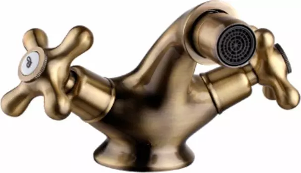 Смеситель для биде Lemark Vintage LM2808B бронзовый