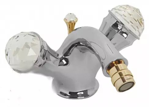 Смеситель для биде Migliore Korona хром/золото (ML KRN-4744 CRDO)