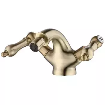 Смеситель для биде с донным клапаном Caprigo Adria-Classik бронза