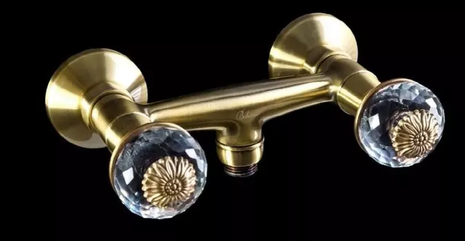 Смеситель для душа Boheme Flora бронза матовая