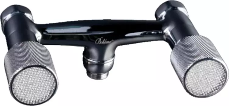 Смеситель для душа Boheme Royal Cristal хром с черными кристаллами Preciosa